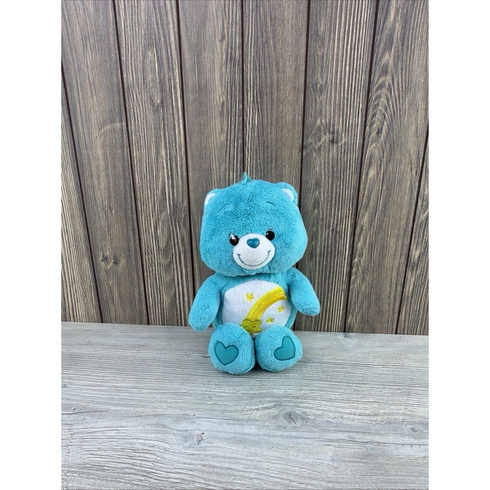 Care Bears 2012 Wish Bear  Plush Stuffed Animal Toy Shooting Star